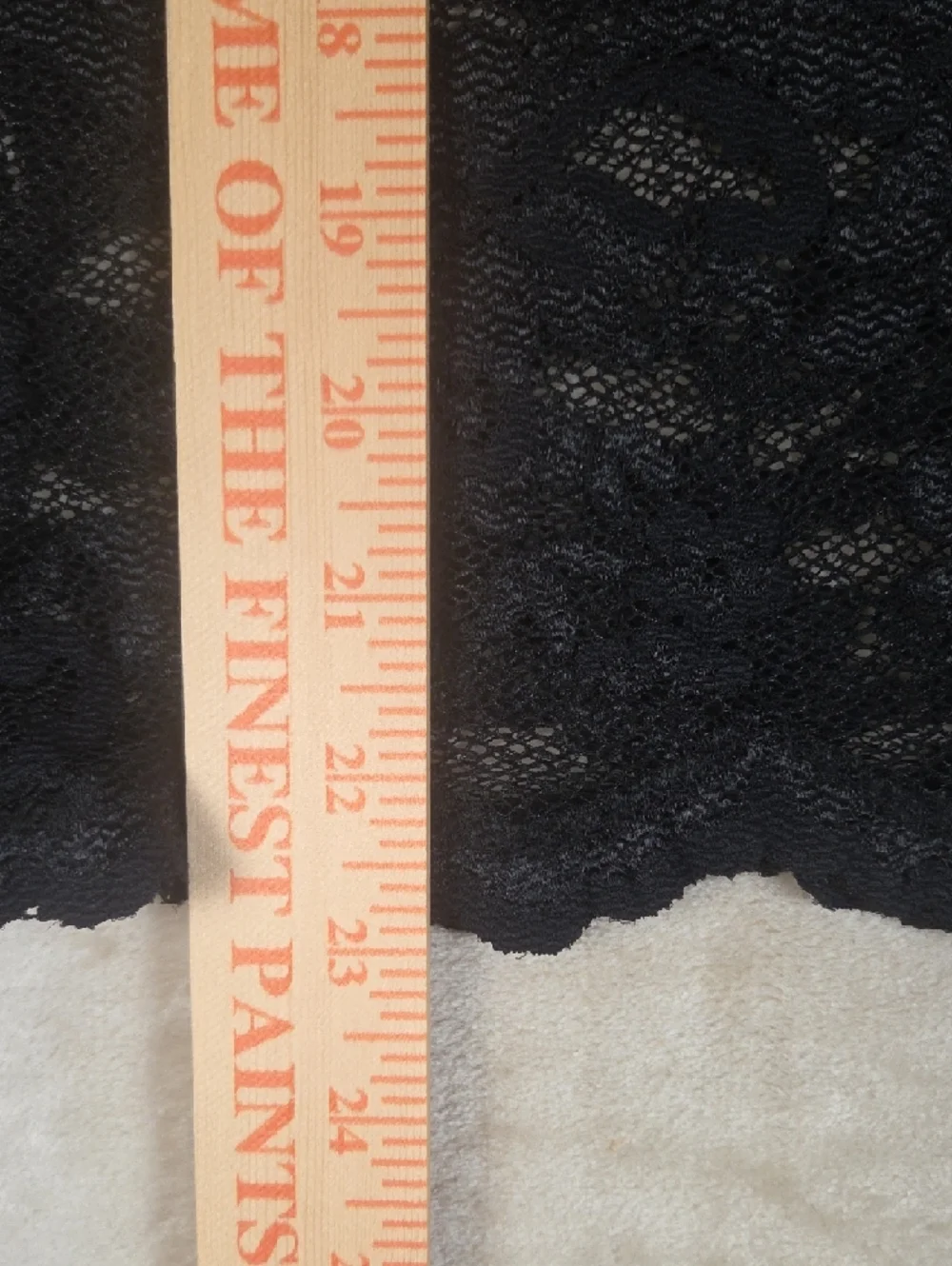 Ann Taylor Black Floral Lace Short Sleeve Tee Top - Picture 5 of 8